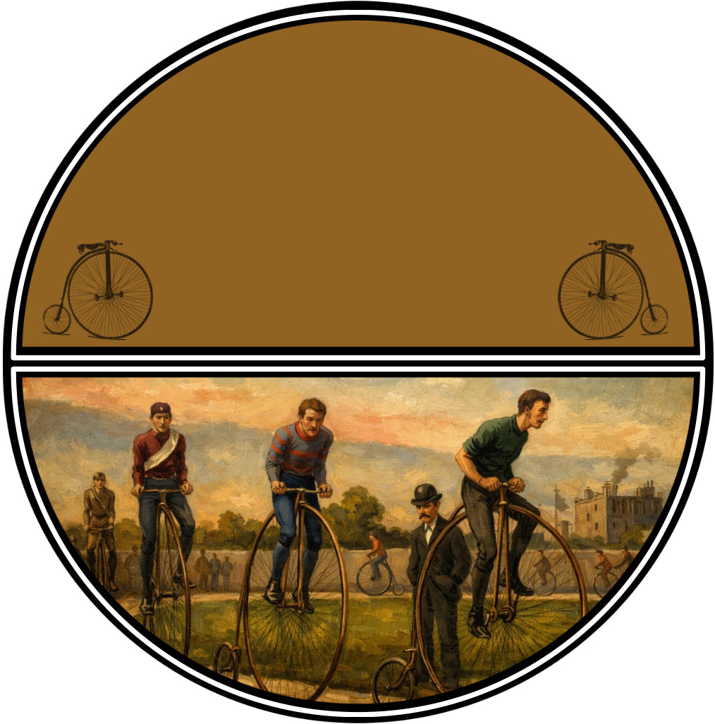 The Race—Inspired by Penny Farthing