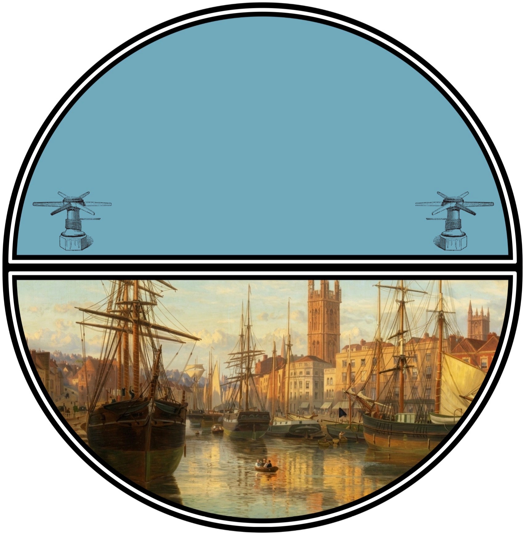 Bristol Harbor—Inspired by Capstan Blue